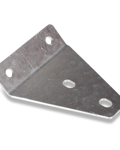 Angle bracket for suspension idler roller